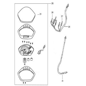 Cockpit-Teller China VX/Riva (EURO 4; nach 2018)