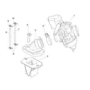 Vergaser komplett Piaggio Zip 50 SP 2006-2013
