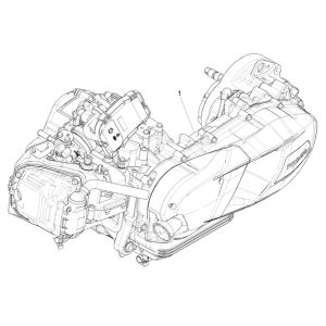 Kompletter Motor: Piaggio Liberty 125 4-Takt 3V IE ABS (IGET Euro 5)
