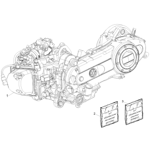 Kompletter Piaggio Liberty 50 4-Takt-Motor (IGET Euro 5)