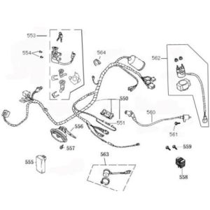 Zündung Kabelbaum China Retro Extra Grün