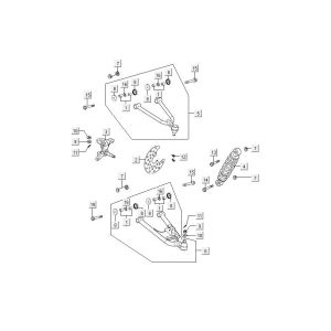 Polster rechten Armschwung Kymco MXU 300
