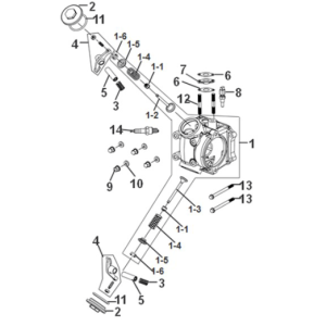 Zylinderkopf Sym Symphony ST 50 E5