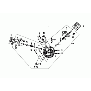 Zylinderkopf Zylinderkopf Sym Fiddle III Euro 4