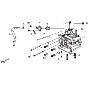 KPL Zylinderkopf. Sym Joymax 300I ABS E3 2014-2016