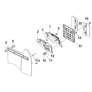 Heckverkleidungen - Schmutzfänger Vespa GTV 250 4G 4G IE