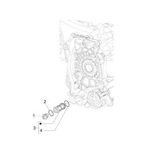 Ölfilter Vespa Sprint 25km 4-Takt 2-Ventil