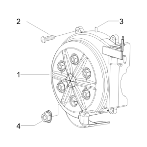 Magnetische Schwungradabdeckung - Ölfilter Gilera Runner 50 SP 2010-2017