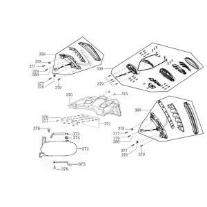 Verschiedene Teile zurück BTC Ceo Titangold