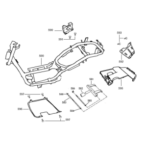 Verschiedene Teile AGM Vx50s dunkelblau