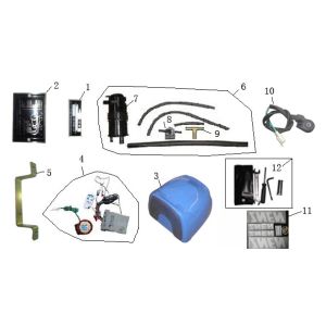 Verschiedene Teile Turbho RG50 dunkelblau