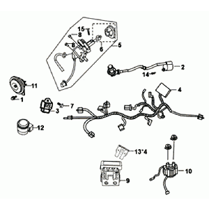 Sym Mio 50I Kabelbaum