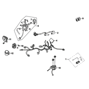 Sym Symphony ST 200I Kabelbaum