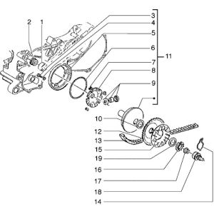 Variomatik Piaggio Liberty 2-Takt bis 2005