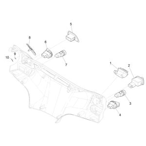 Drucktaster - Schalter Piaggio Liberty 125 4-Takt 3V IE ABS (IGET Euro 5)