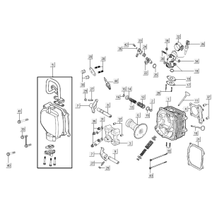 Zylinderkopf Kymco Agility 16+ 4T 150I E4