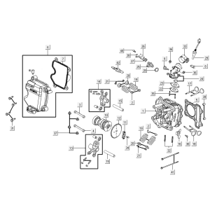 Zylinderkopf Kymco New Like 150I E4