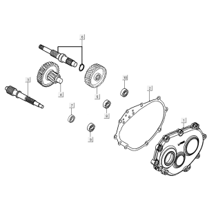 Endgetriebe Kymco Neu Wie 150I E4