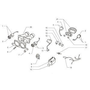 Elektrische Teile Beta Ark-K AC Silber 2-Takt