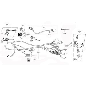 Elektrische Teile China R8 dunkelblau
