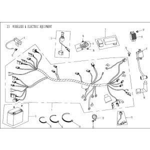 Elektrische Teile China Venom schwarz