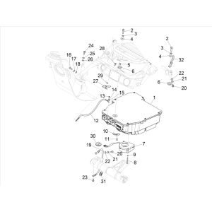 Vespa Elettrica 25/KMH SCH E5 2021 (EMEA) Elektrikteile