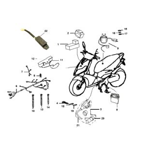 Elektroteile Generic Ideo rot 2007 2-Takt