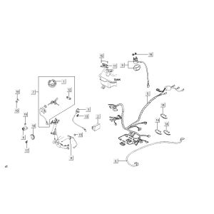 Elektroteile Kymco Agility 12 4-Takt 125 blau