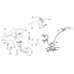 Elektrikteile Kymco Agility 12' 4-Takt Silber