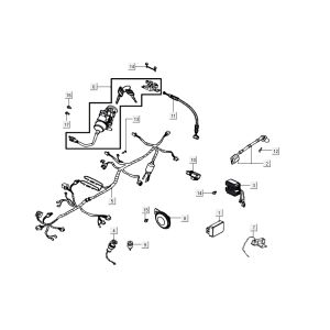 Elektroteile Kymco Agility 16'+ 4t metalic mattsilber