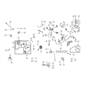 Elektrische Teile Kymco Xciting 400i Matt Black