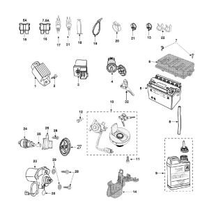 Elektroteile Peugeot Speedfight 3 AC 2-Takt