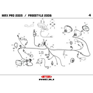 Elektroteile Rieju MRX pro schwarz 2006 2-Takt