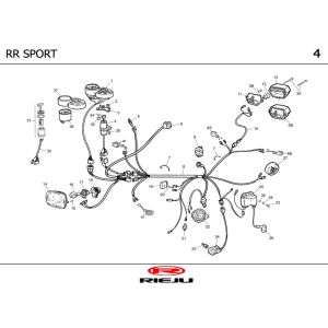 Elektroteile Rieju RR Sport schwarz 2004 2-Takt