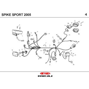 Elektroteile Rieju Spike gelb 2007 2-Takt