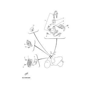 Elektrische Teile Yamaha Neos 4-Takt (nach 2008)