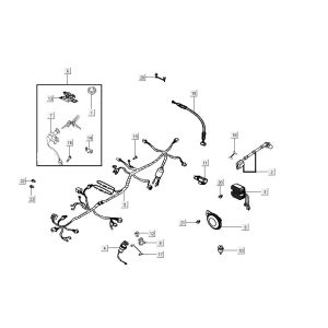 Elektrische Teile Kymco Agility 16'+ 4-Takt-Einspritzung euro4 mattblau