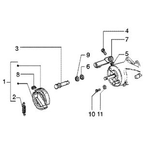 Bremsteile Piaggio Liberty 4-Takt bis 2005