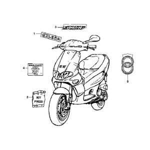 Gilera Runner 98-2005 2-Takt-Embleme