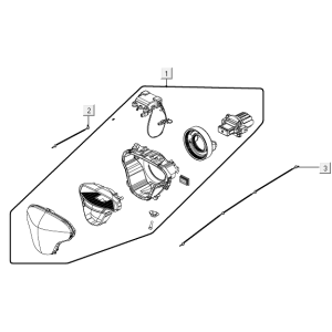 Scheinwerfer Kymco neu wie 150I E4
