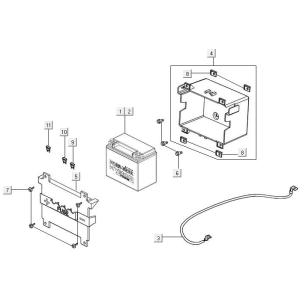 Batterie Kymco New Downtown 350I ABS