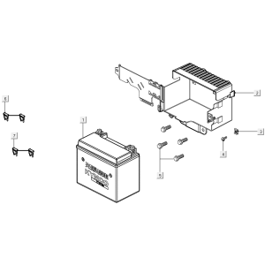 Batterie Kymco neu wie 150I E4