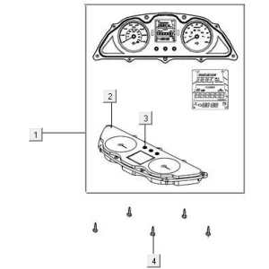 Tacho Kymco New Downtown 125I ABS