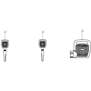 Kymco E-Vitality Zündschlüssel