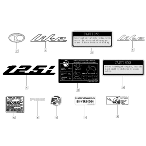 Emblem Aufkleber Kymco Neu Like 150I E4