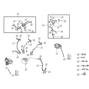 Bremssystem Kymco Agility 16+ 4T 150I E4