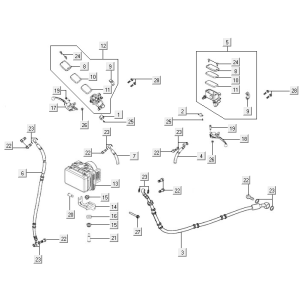 Bremssystem Kymco New Downtown 125I ABS
