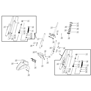 Vordergabel Kymco New Like 150I E4