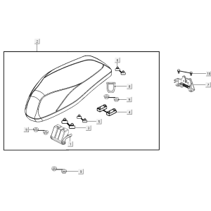 Zadel Kymco E-Vitality