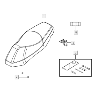 Kumpel Sitz Kymco Agility 16+ 4T 150I E4